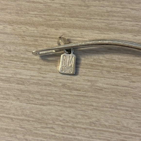 Robert Lee Morris Silver Necklace Chocker With Pendant & Earrings. EUC - Picture 4 of 4